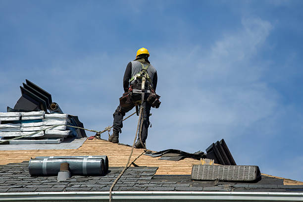 Professional Roof Replacement technician working in Sabina, OH